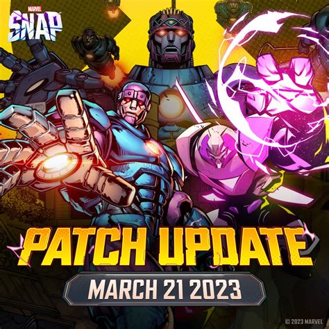 marvel snap leaked patch notes|Leaked patch notes for next week : r/marvelsnapcomp